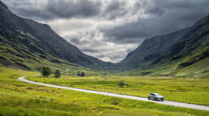 Britains best drive - dramatic scenary